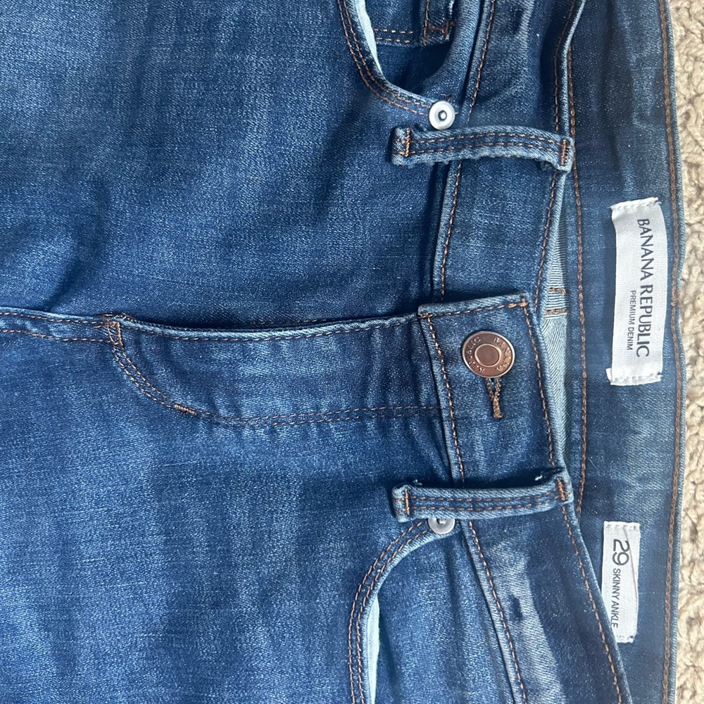 Banana Republic skinny ankle jeans size 29